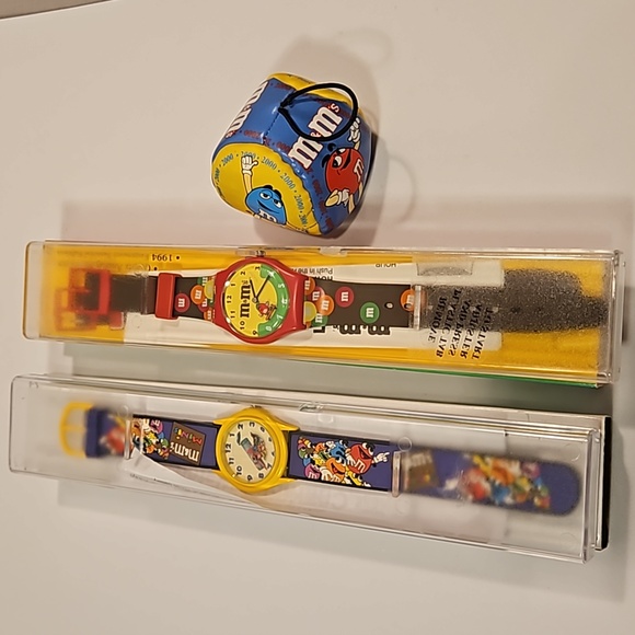 New M&M Character Watch And 1994 M&M Fun Watch Special Edition - Picture 12 of 13